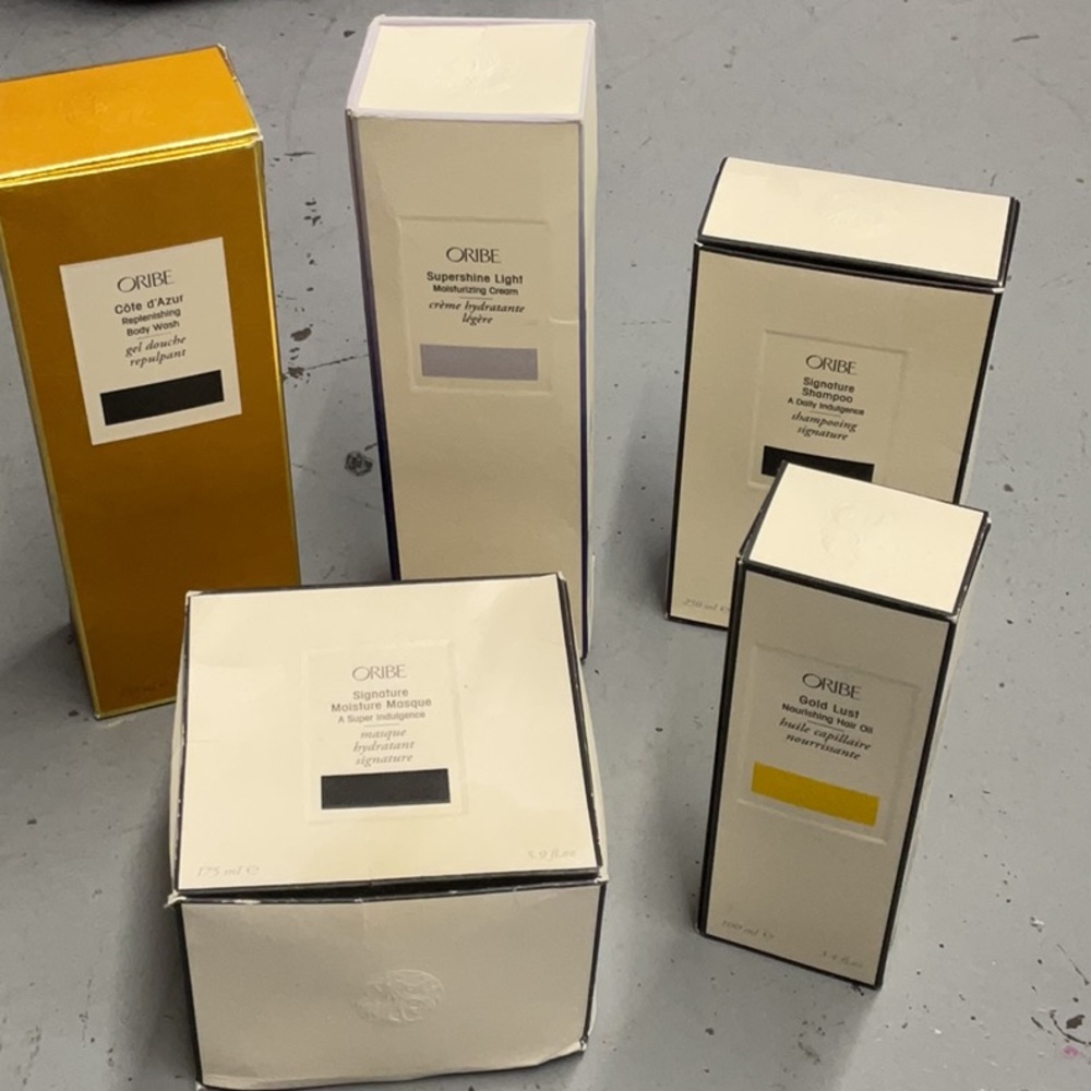 Oribe Hair Care Collection in Cream and Gold Bundle